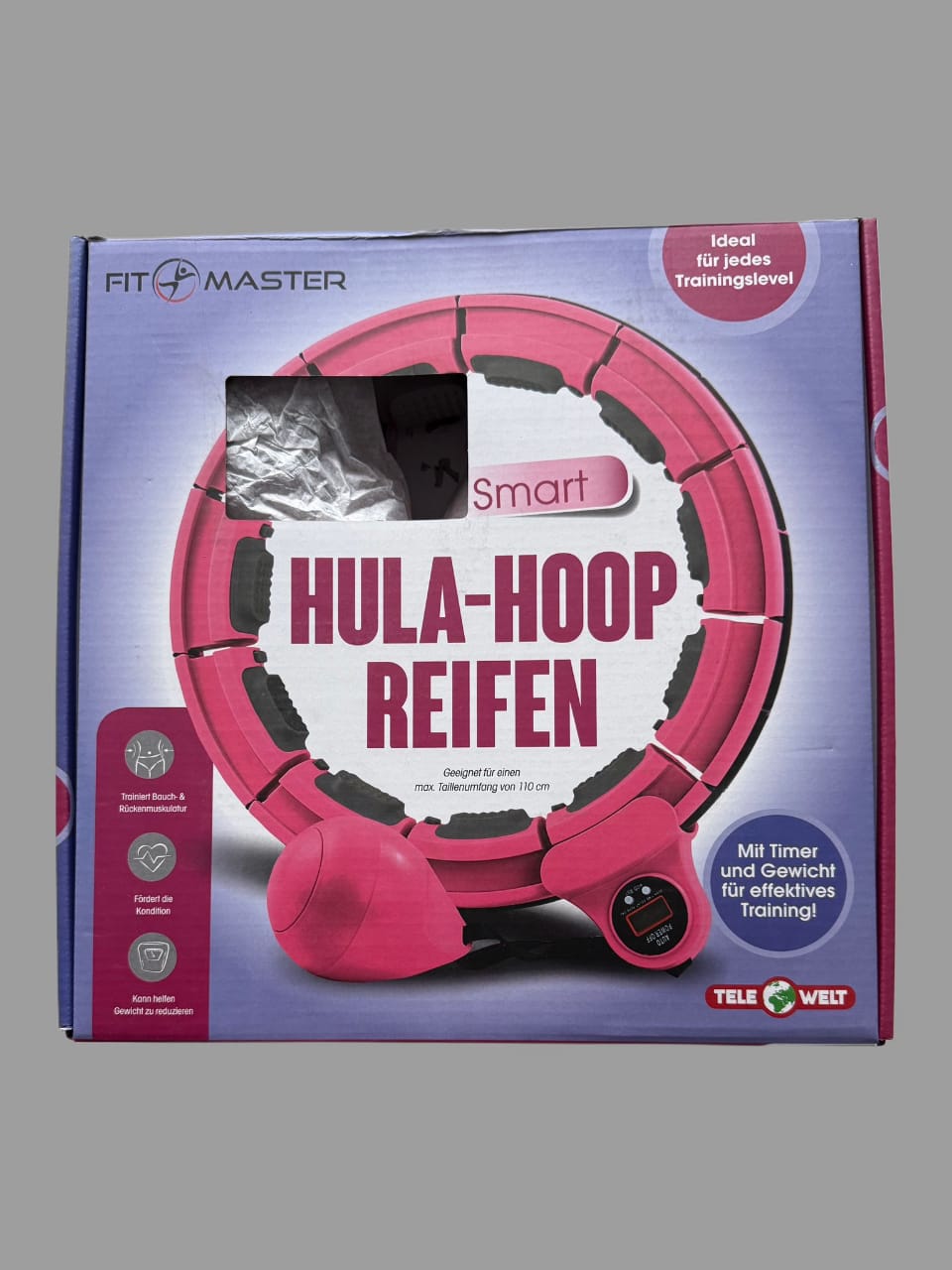 Fit Master Smart Hula Hoop Reifen rosa pink
