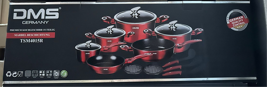 DMS Induktion Kochgeschirr Set - 15-teilig