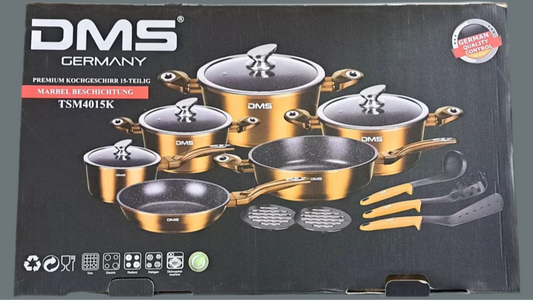 DMS Induktion Kochgeschirr Set - 15-teilig